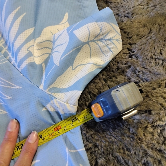 Quiksilver Men's Last Island Short Sleeve Shirt in Blue XXL Hawaiian Shirt - Picture 5 of 6